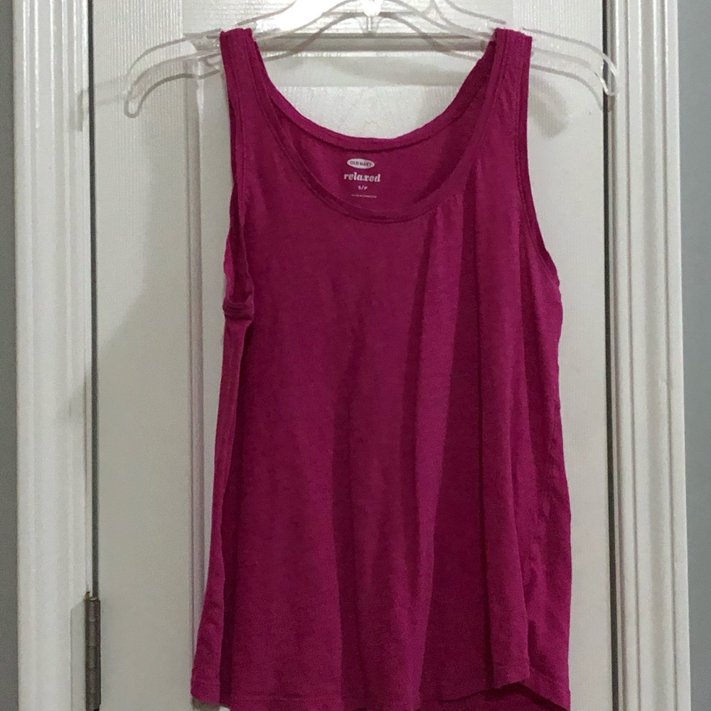 Old Navy pink relaxed tank top